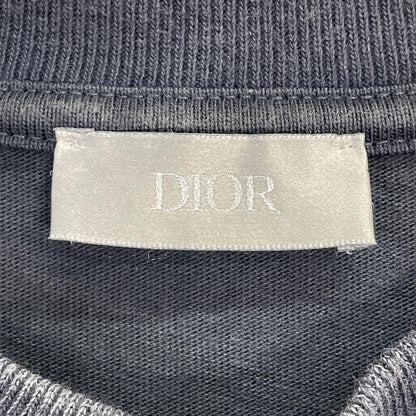 Dior HOMME ディオールオム 243J685B0554 ブラック 22AW ロゴエンブロイダリー グレー Tシャツ トップス