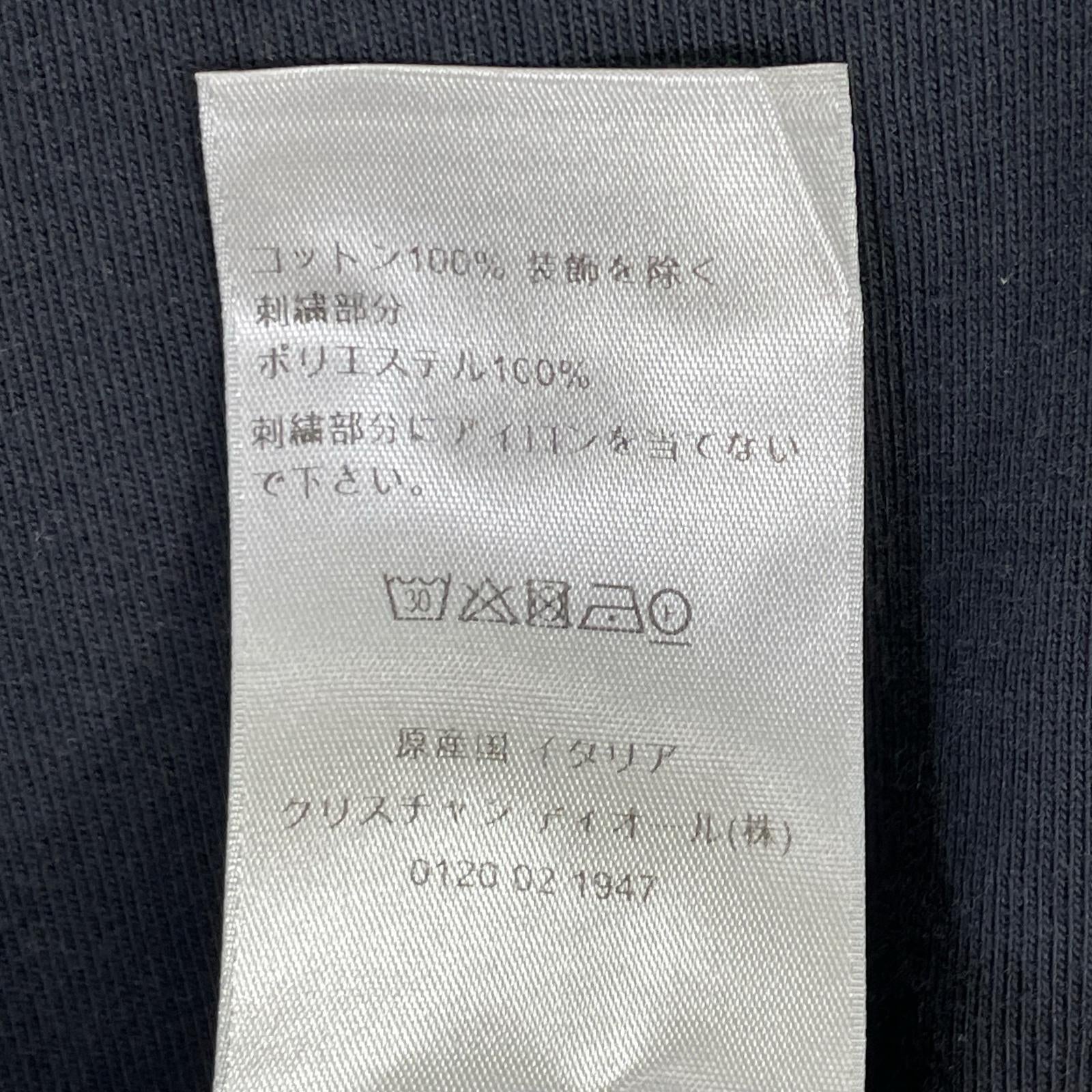 Dior HOMME ディオールオム 243J685B0554 ブラック 22AW ロゴエンブロイダリー グレー Tシャツ トップス