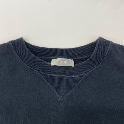 Dior HOMME ディオールオム 243J685B0554 ブラック 22AW ロゴエンブロイダリー グレー Tシャツ トップス