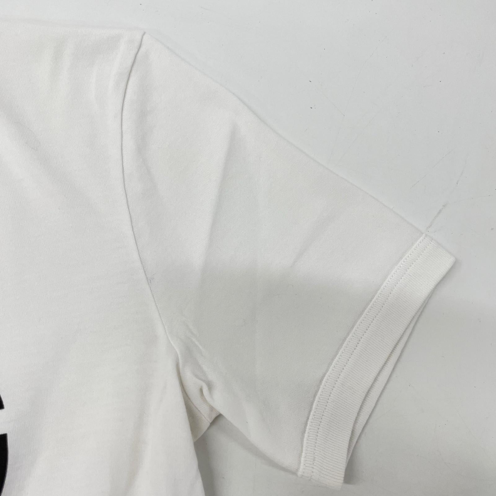 DOLCE&GABBANA ドルチェアンドガッバーナ F8J32T HP75Y ホワイト D&G L'Originale プリントTシャツ トップス