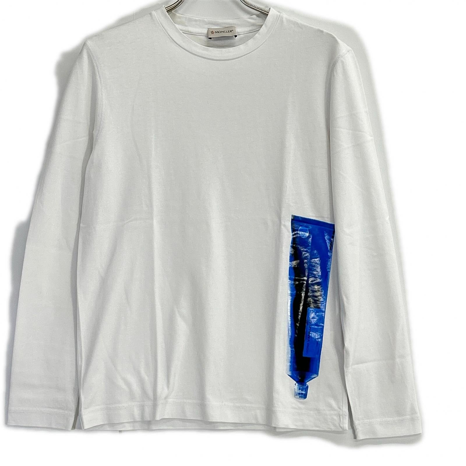 MONCLER モンクレール 19年 ホワイト MAGLIA ロンT トップス