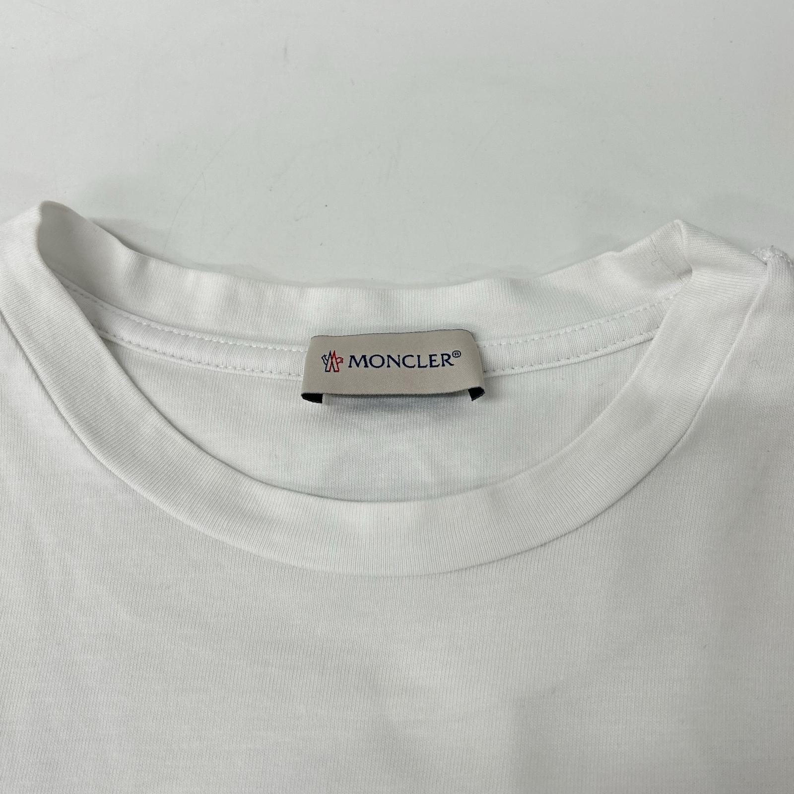MONCLER モンクレール 19年 ホワイト MAGLIA ロンT トップス