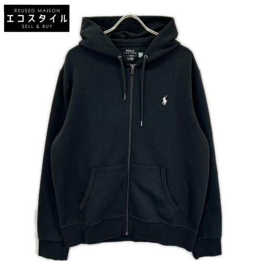 POLObyRalphLauren ポロラルフローレン 710888282001 22年 ブラック ダブルニット フルジップ フーディ トップス