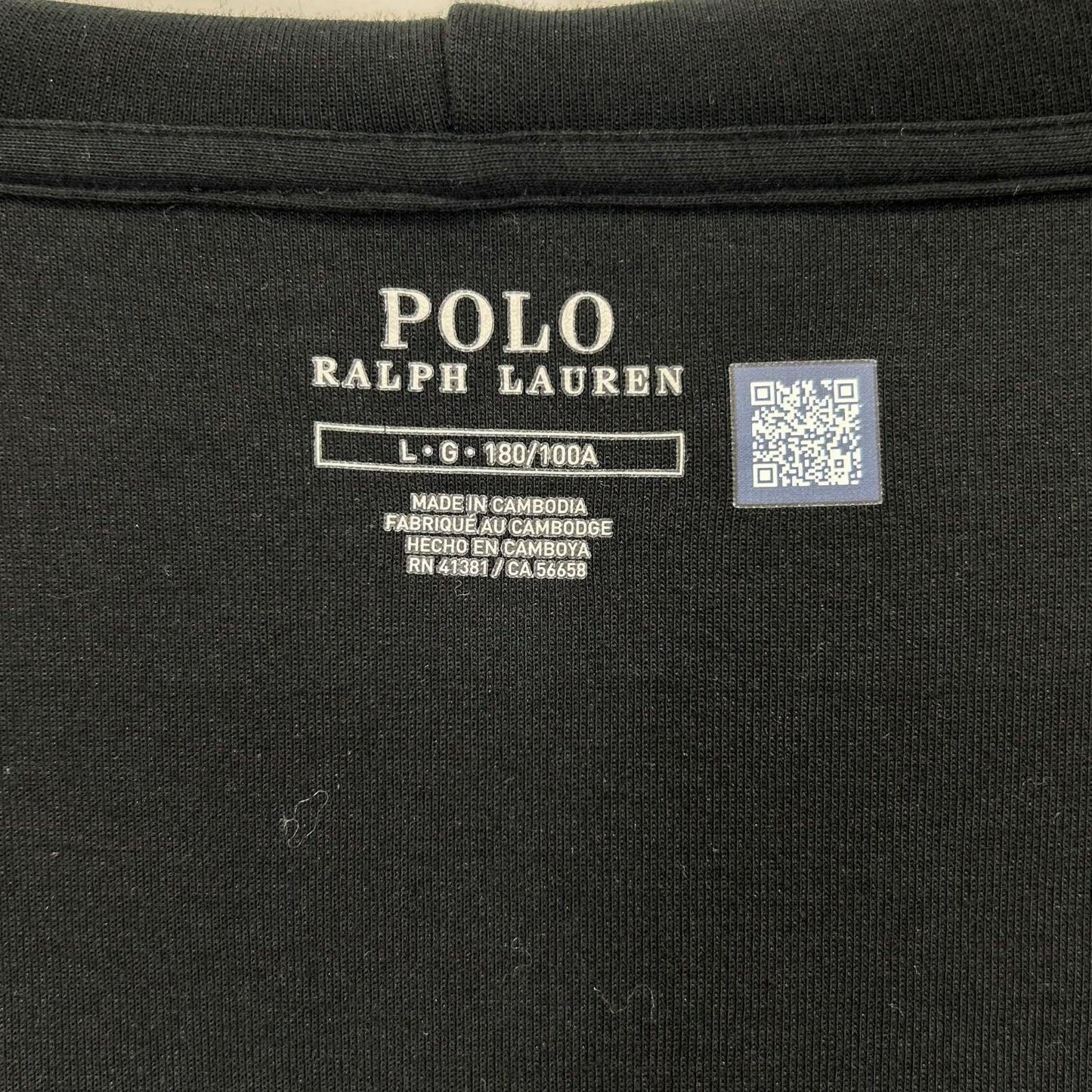 POLObyRalphLauren ポロラルフローレン 710888282001 22年 ブラック ダブルニット フルジップ フーディ トップス
