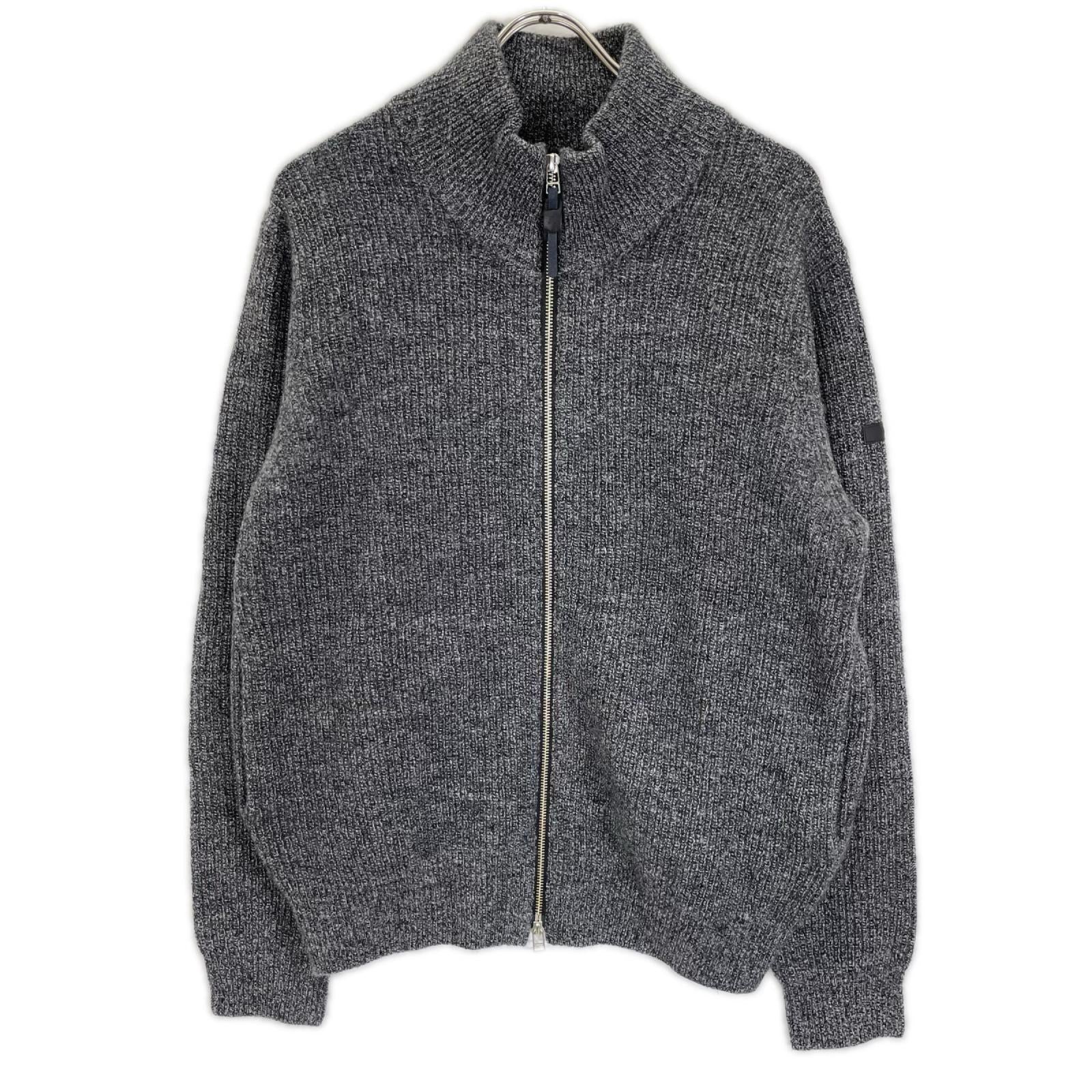 LANVIN COLLECTION ランバンコレクション 258904 グレー ウルトラファインメリノウール ZIP カーディガン ジャケット