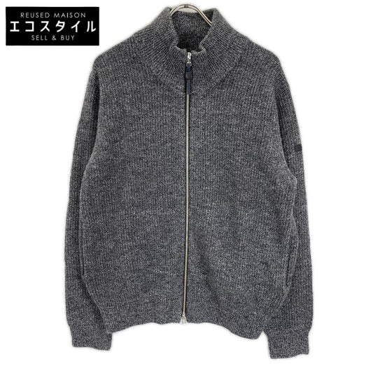 LANVIN COLLECTION ランバンコレクション 258904 グレー ウルトラファインメリノウール ZIP カーディガン ジャケット