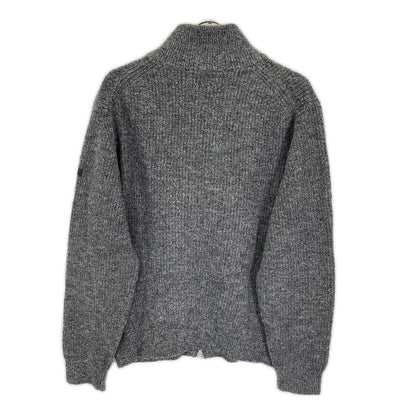 LANVIN COLLECTION ランバンコレクション 258904 グレー ウルトラファインメリノウール ZIP カーディガン ジャケット