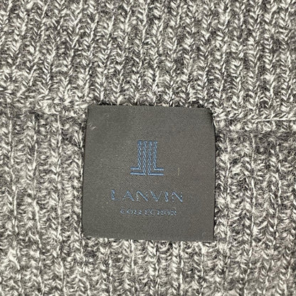 LANVIN COLLECTION ランバンコレクション 258904 グレー ウルトラファインメリノウール ZIP カーディガン ジャケット