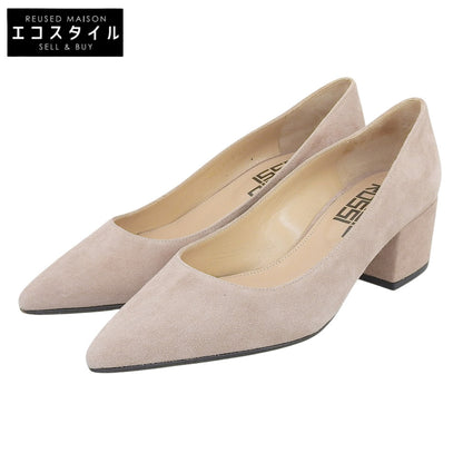 Sergio Rossi セルジオロッシ 美品 ポインテッドトゥ パンプス シューズ レディース スエード ベージュ 36 A85323 シューズ