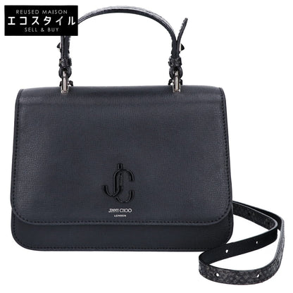 JIMMY CHOO ジミーチュウ 【新品同様】JC トップハンドル S 2WAY ハンドバッグ