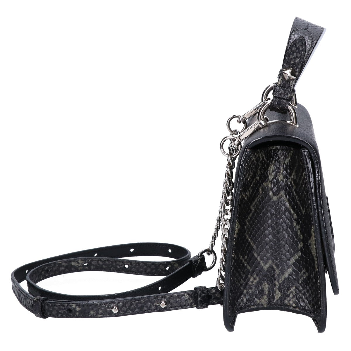 JIMMY CHOO ジミーチュウ 【新品同様】JC トップハンドル S 2WAY ハンドバッグ