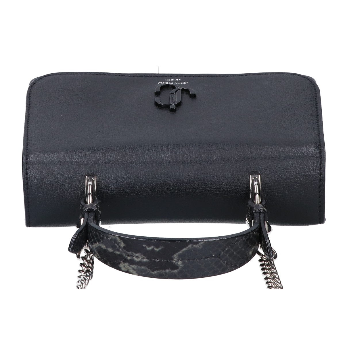 JIMMY CHOO ジミーチュウ 【新品同様】JC トップハンドル S 2WAY ハンドバッグ