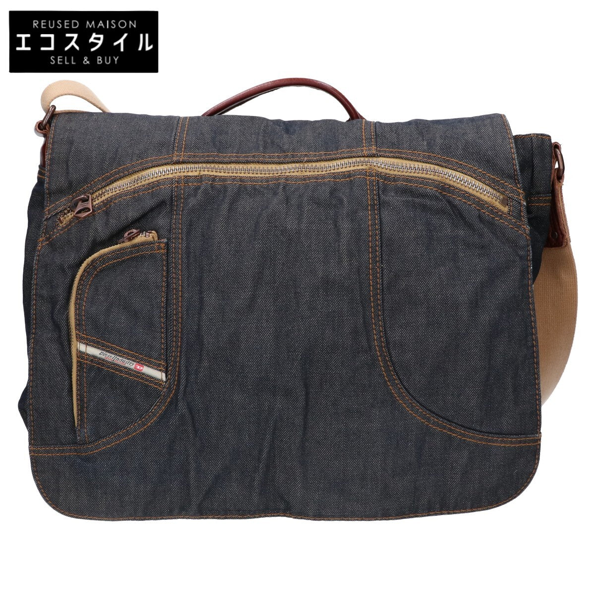 DIESEL ディーゼル デニム 2WAY メッセンジャーバッグ ショルダーバッグ