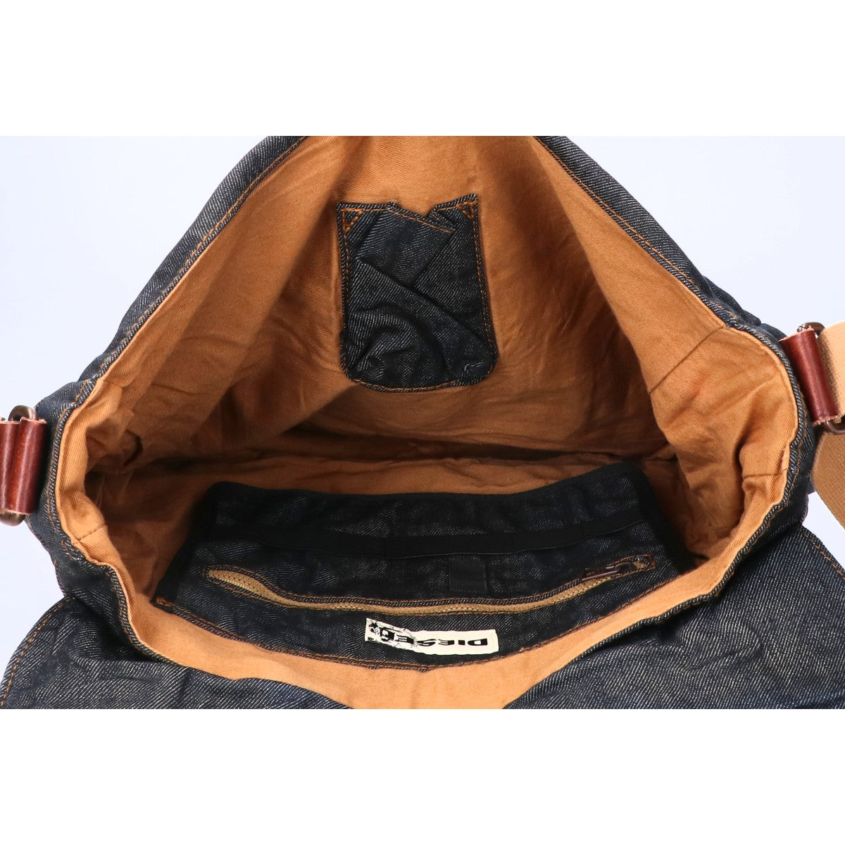 DIESEL ディーゼル デニム 2WAY メッセンジャーバッグ ショルダーバッグ