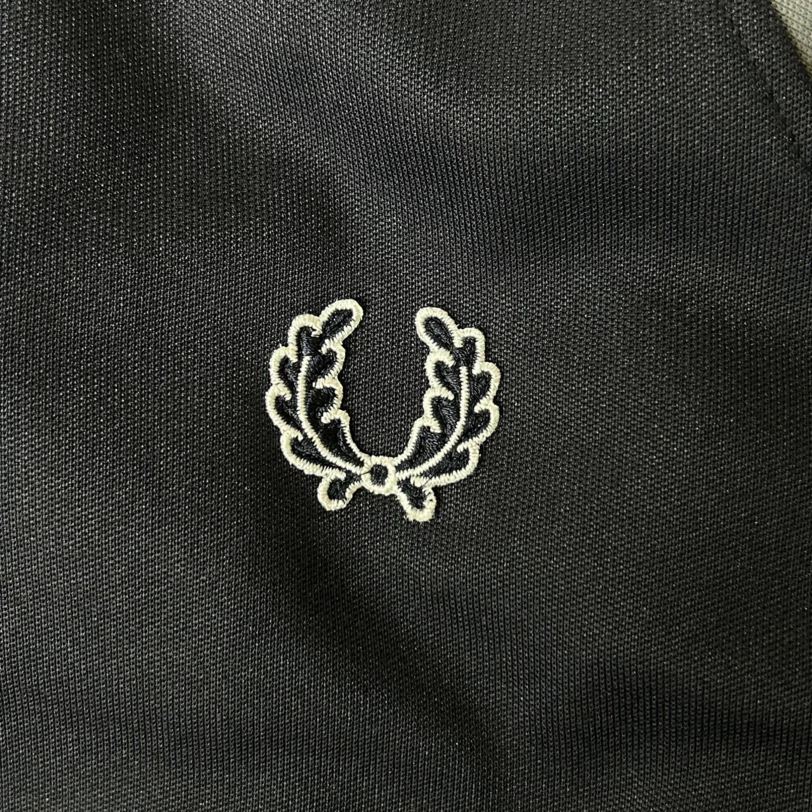 FRED PERRY フレッドペリー J7231 ネイビー×グレー ポルトガル製 ローレル リース テープド トラック ジャケット ジャケット