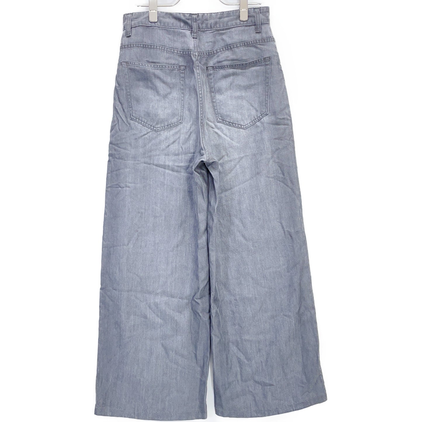 DOUBLE STANDARD CLOTHING ダブルスタンダードクロージング 26AW グレー テンセルワイドデニムパンツ ボトムス