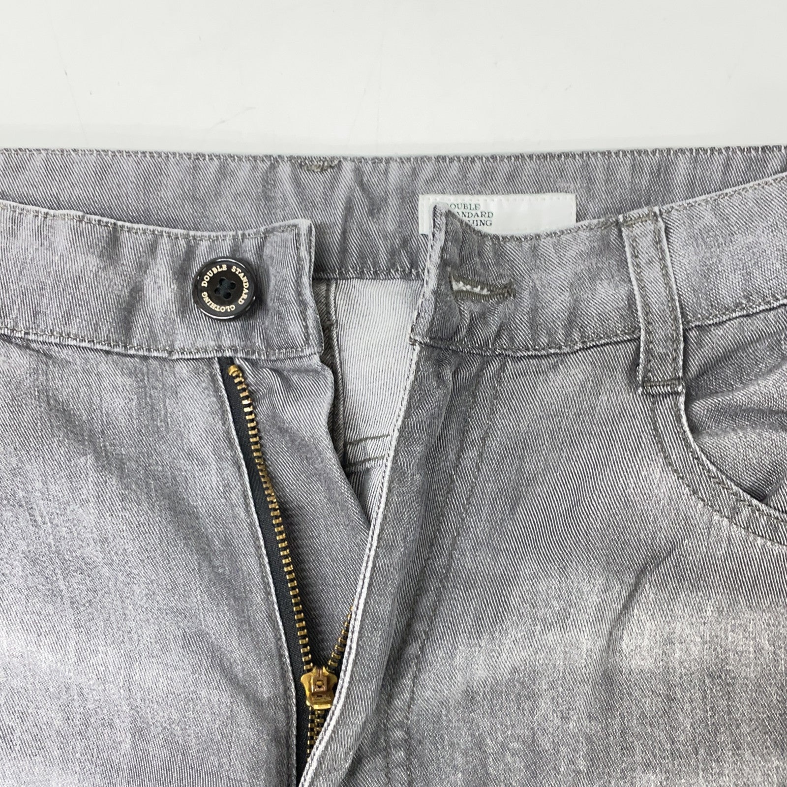 DOUBLE STANDARD CLOTHING ダブルスタンダードクロージング 26AW グレー テンセルワイドデニムパンツ ボトムス