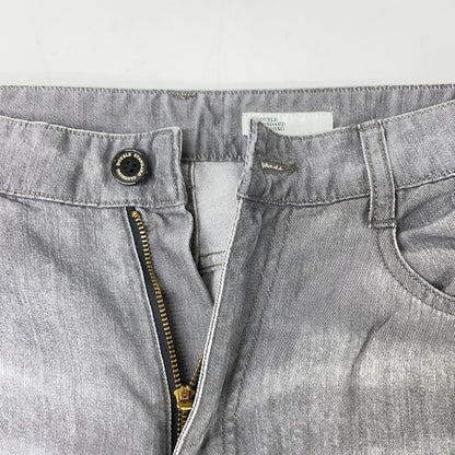 DOUBLE STANDARD CLOTHING ダブルスタンダードクロージング 26AW グレー テンセルワイドデニムパンツ ボトムス