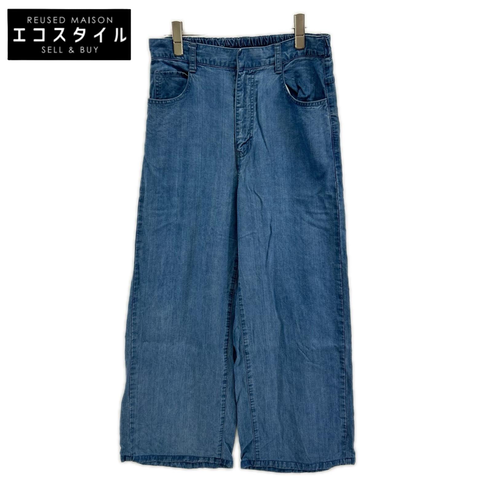 DOUBLE STANDARD CLOTHING ダブルスタンダードクロージング 25年 ブルー テンセルデニムワイドパンツ ボトムス