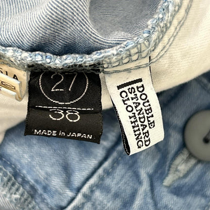 DOUBLE STANDARD CLOTHING ダブルスタンダードクロージング 25年 ブルー テンセルデニムワイドパンツ ボトムス