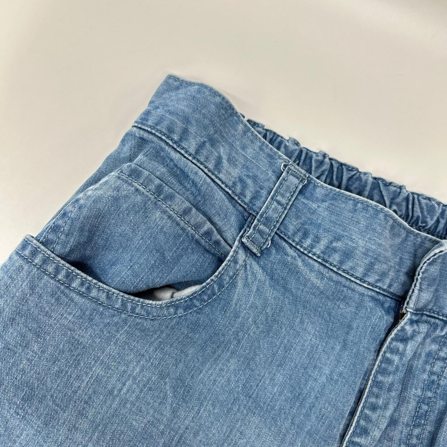 DOUBLE STANDARD CLOTHING ダブルスタンダードクロージング 25年 ブルー テンセルデニムワイドパンツ ボトムス