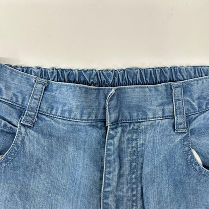 DOUBLE STANDARD CLOTHING ダブルスタンダードクロージング 25年 ブルー テンセルデニムワイドパンツ ボトムス