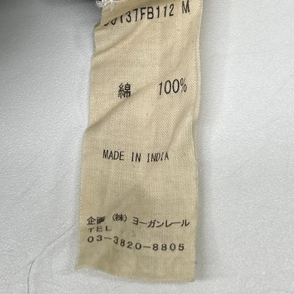 JURGEN LEHL ヨーガンレール J0137FB112 23年 ホワイト インド製 ピンタックブラウス トップス