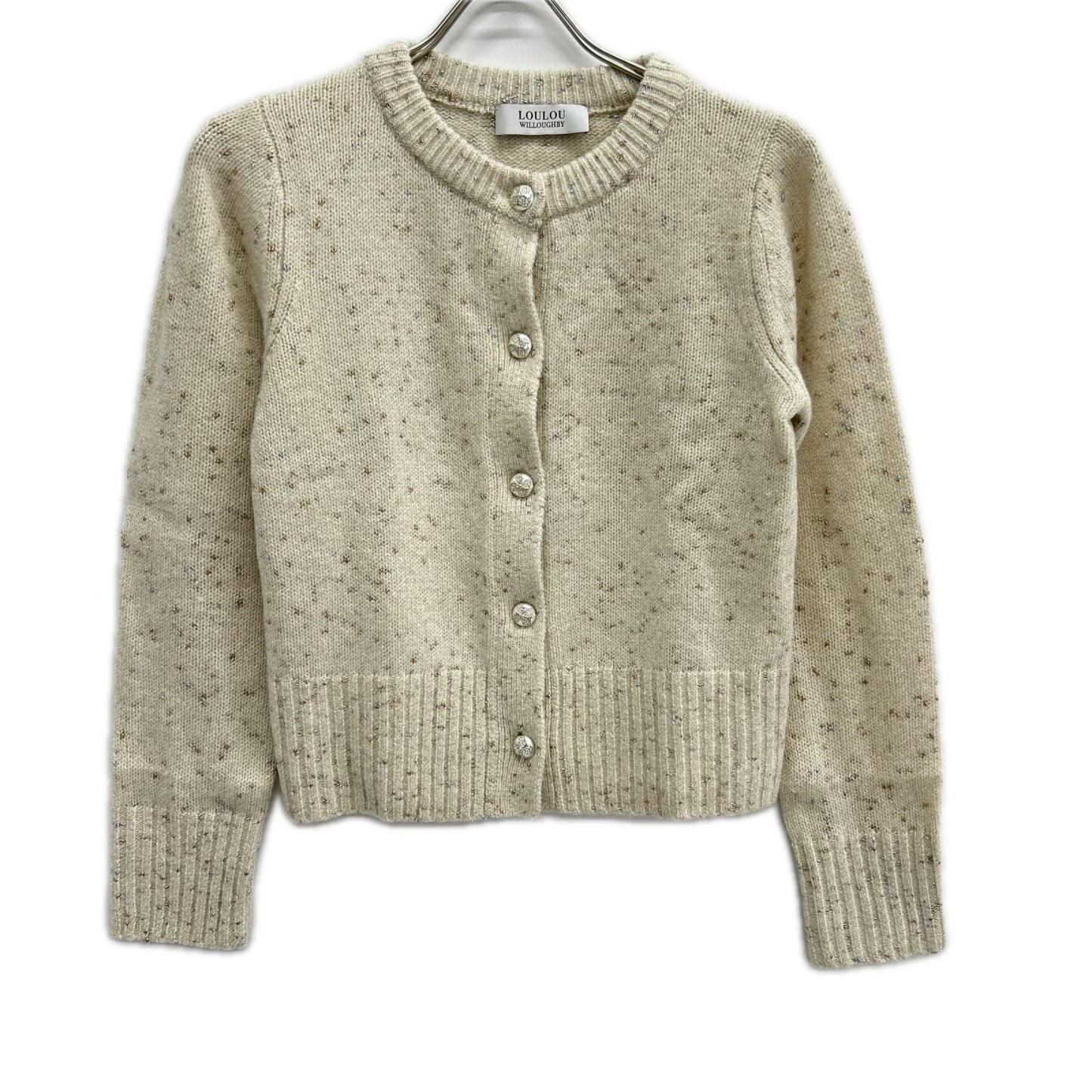 Loulou Willoughby ルルウィルビー 24年 ベージュ LINSIEME カーディガン トップス
