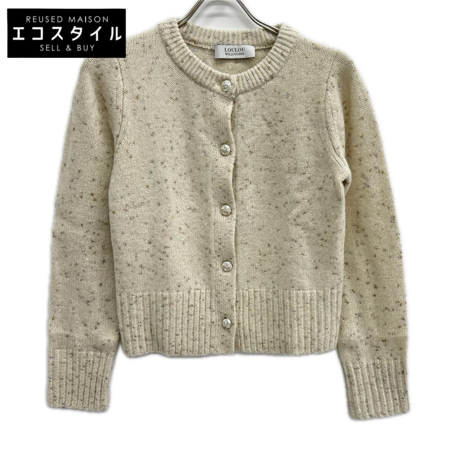 Loulou Willoughby ルルウィルビー 24年 ベージュ LINSIEME カーディガン トップス