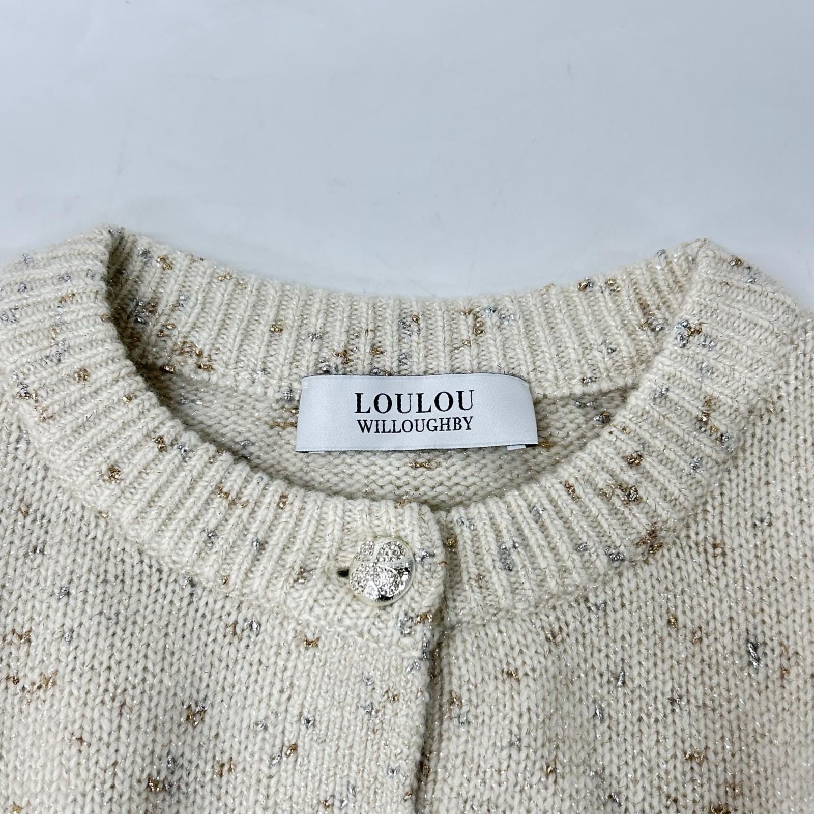Loulou Willoughby ルルウィルビー 24年 ベージュ LINSIEME カーディガン トップス