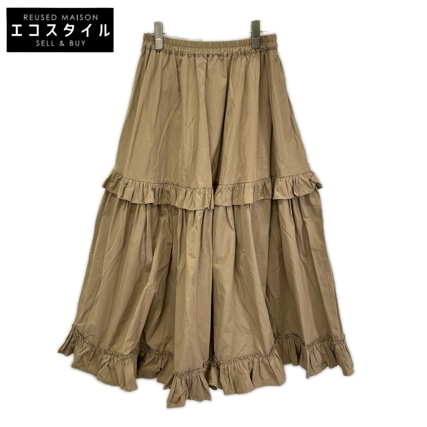 DOUBLE STANDARD CLOTHING ダブルスタンダードクロージング 26年 ベージュ サマーブロード ティアードスカート スカート