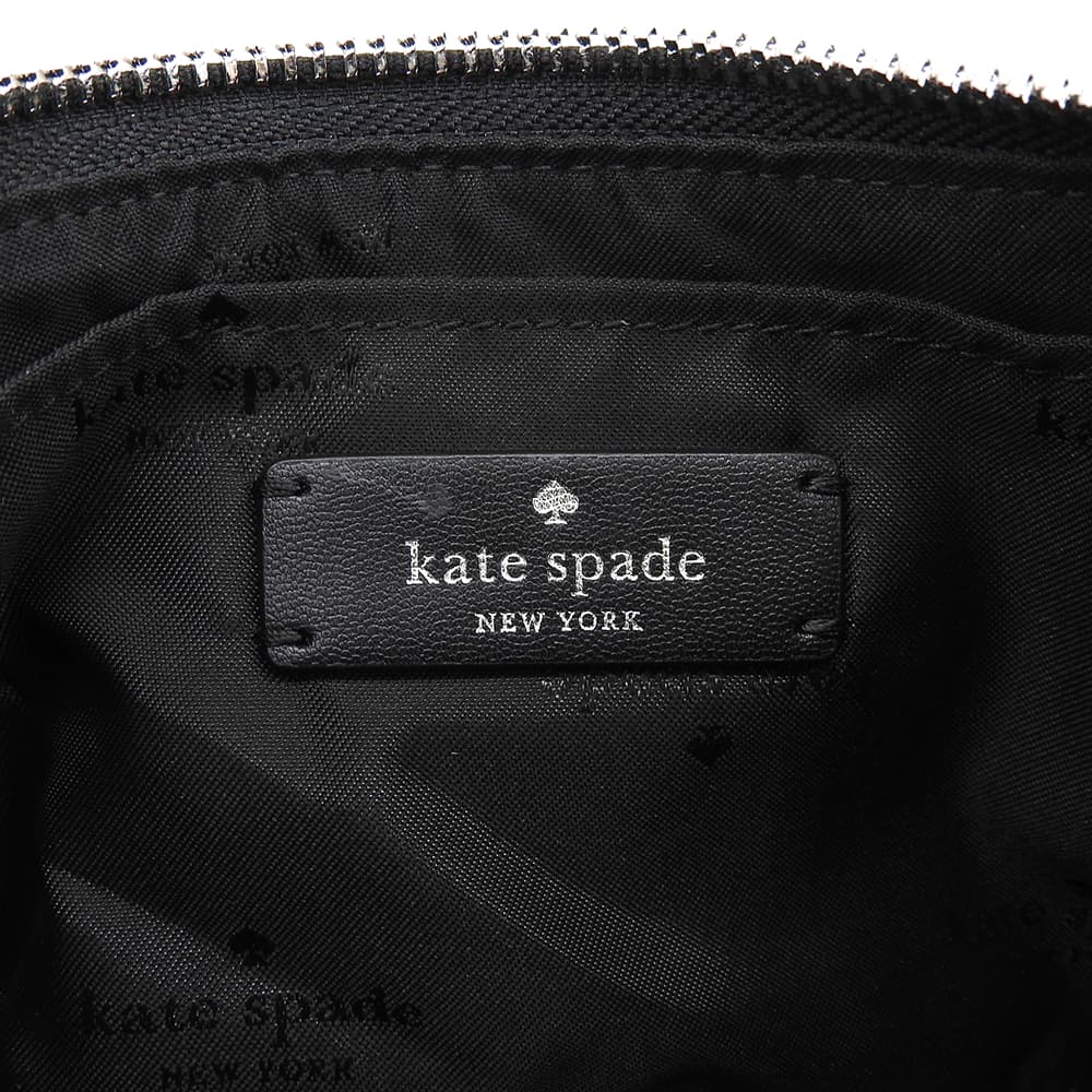 Kate spade ケイトスペード 美品 カーター ゼブラ カーゴ クロスボディ バッグ ショルダーバッグ レディース ブラック×ホワイト KO430 ショルダーバッグ