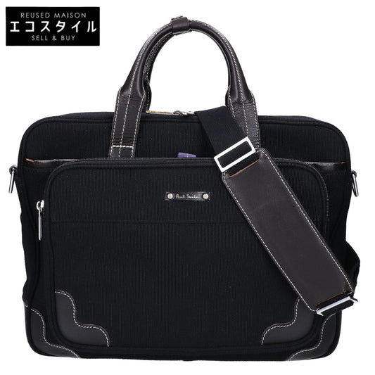 PaulSmith ポールスミス キャンバス/レザー 2WAY ビジネスバッグ ブリーフケース ビジネスバッグ ブリーフケース