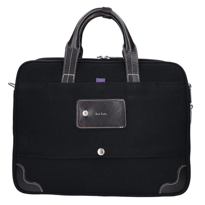 PaulSmith ポールスミス キャンバス/レザー 2WAY ビジネスバッグ ブリーフケース ビジネスバッグ ブリーフケース