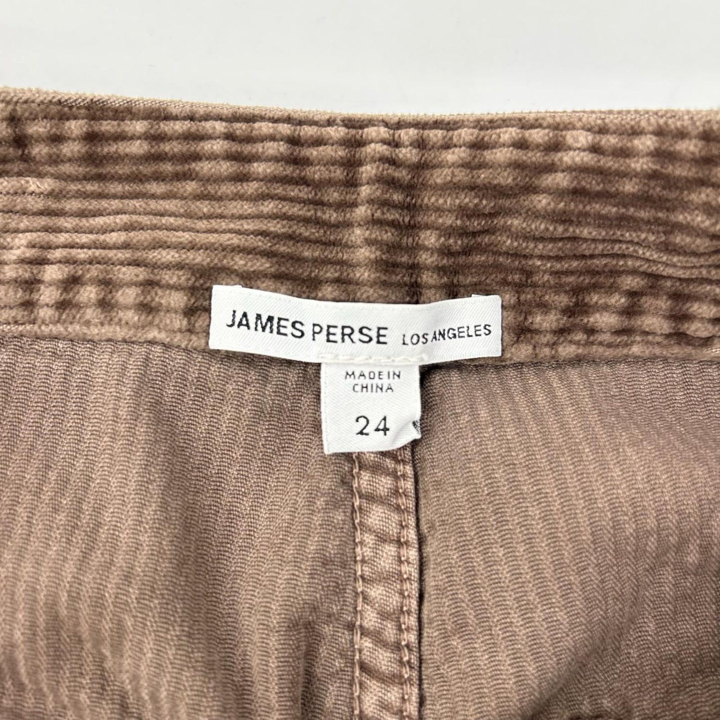JAMES PERSE ジェームスパース WWWA1698 ブラウン コットンコーデュロイ フレアパンツ ボトムス