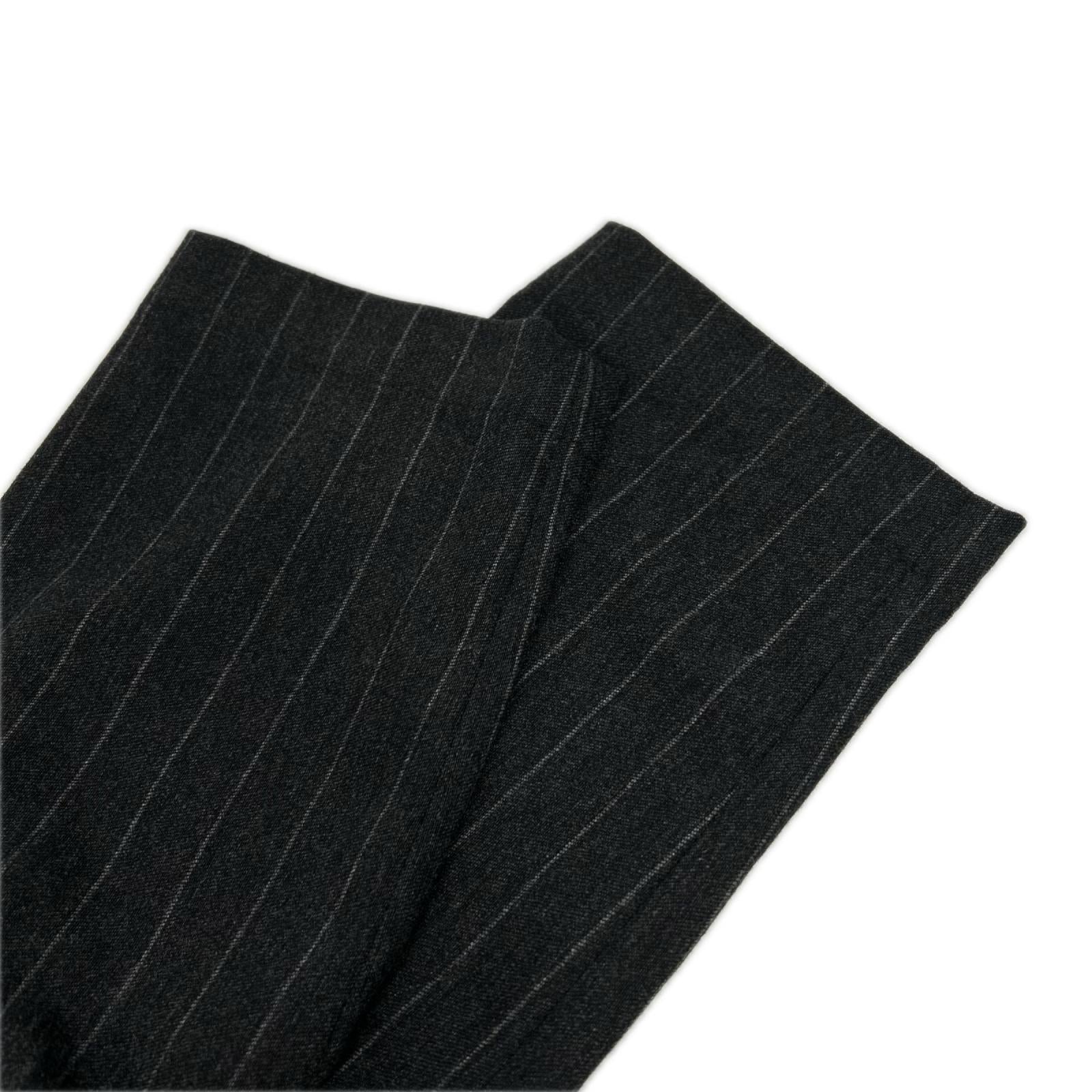 BRUNELLO CUCINELLI ブルネロクチネリ MB083P8176 チャコールグレー ストライプ ファインウール トラウザーズパンツ ボトムス