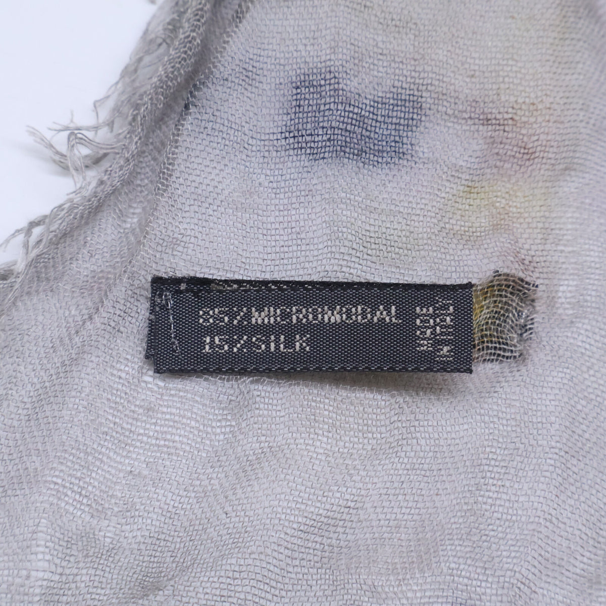 Falierosarti micro-modal silk stole with human-face print