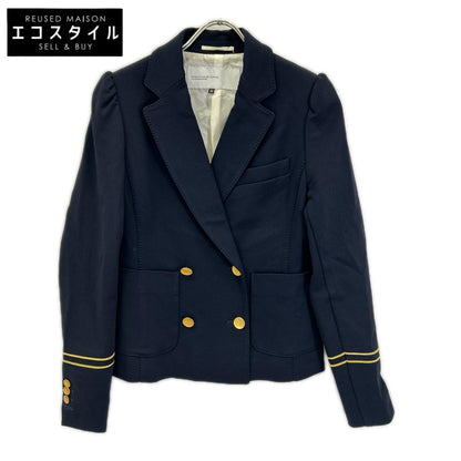 DOUBLE STANDARD CLOTHING ダブルスタンダードクロージング ネイビー クラシック ダブルブレストジャケット ジャケット