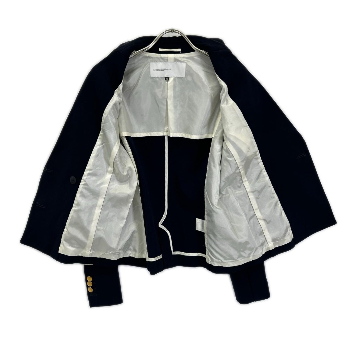 DOUBLE STANDARD CLOTHING ダブルスタンダードクロージング ネイビー クラシック ダブルブレストジャケット ジャケット