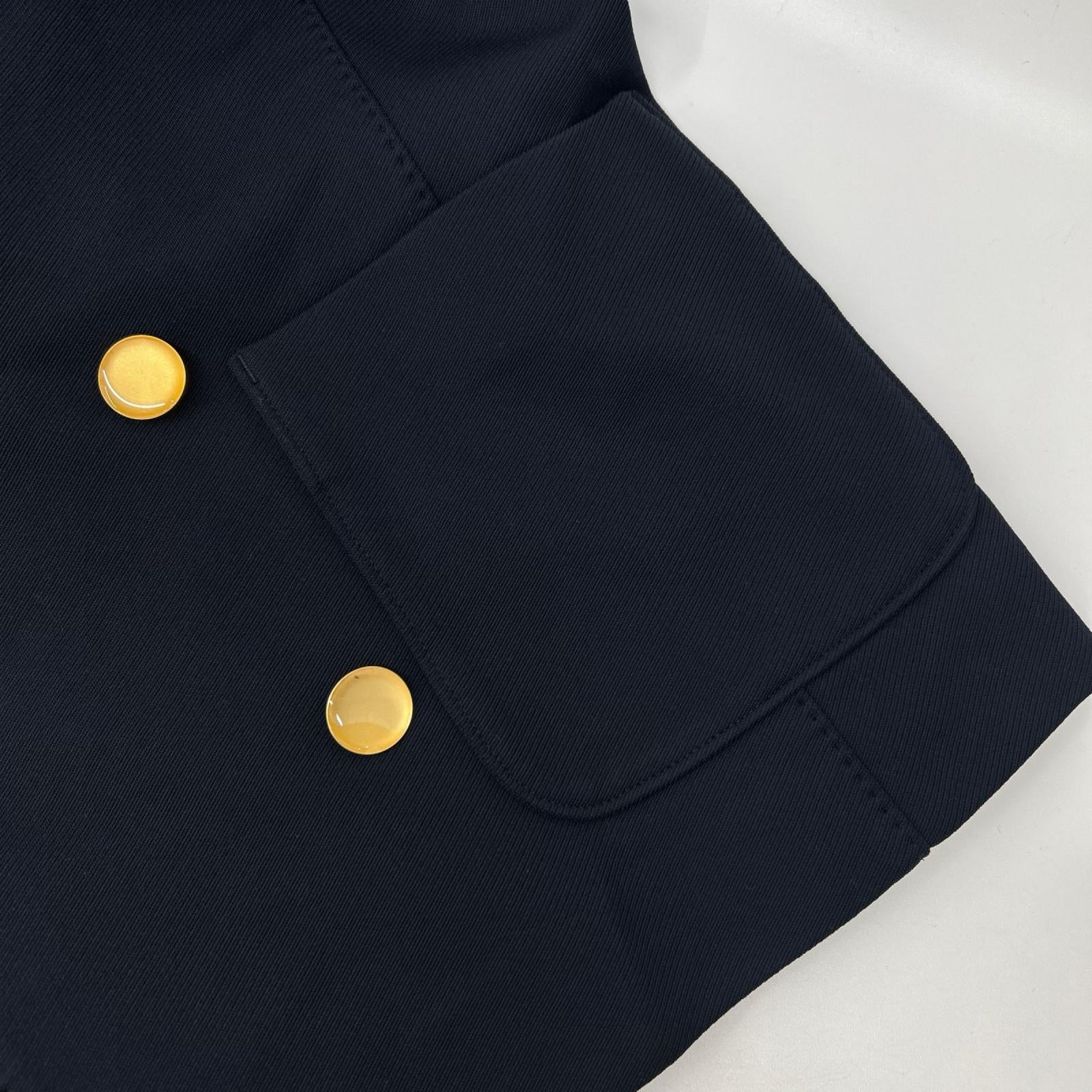 DOUBLE STANDARD CLOTHING ダブルスタンダードクロージング ネイビー クラシック ダブルブレストジャケット ジャケット