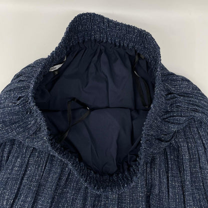 DOUBLE STANDARD CLOTHING ダブルスタンダードクロージング 25AW ネイビー プリント デニム調プリントスカート スカート