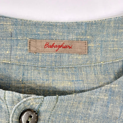 Babaghuri ババグーリ JO512FJ851 21SS ブルー コットン ドレス ワンピース ワンピース