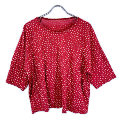 Babaghuri ババグーリ JO563UB031 26AW レッド ハツユキのレディスカットソー トップス