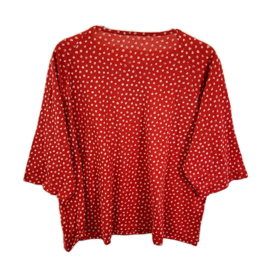 Babaghuri ババグーリ JO563UB031 26AW レッド ハツユキのレディスカットソー トップス