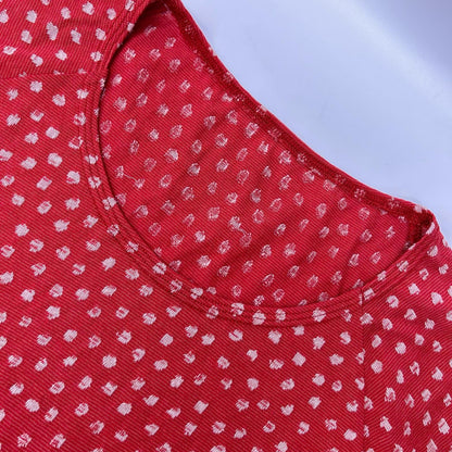 Babaghuri ババグーリ JO563UB031 26AW レッド ハツユキのレディスカットソー トップス