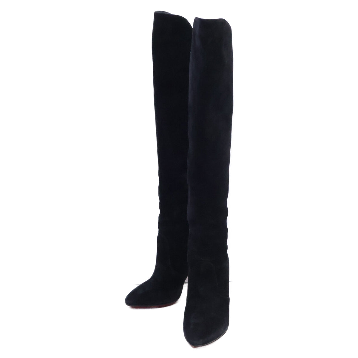 CHRISTIAN LOUBOUTIN クリスチャンルブタン 3201081 ブラック Eleonor Botta 100 Arabica OTK Knee HighHeelBoot シューズ