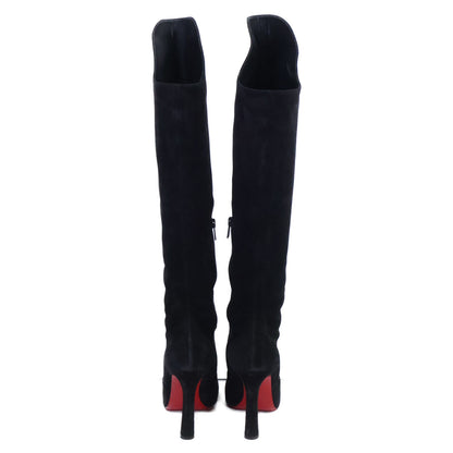 CHRISTIAN LOUBOUTIN クリスチャンルブタン 3201081 ブラック Eleonor Botta 100 Arabica OTK Knee HighHeelBoot シューズ