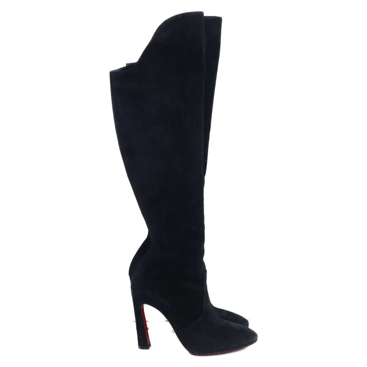 CHRISTIAN LOUBOUTIN クリスチャンルブタン 3201081 ブラック Eleonor Botta 100 Arabica OTK Knee HighHeelBoot シューズ