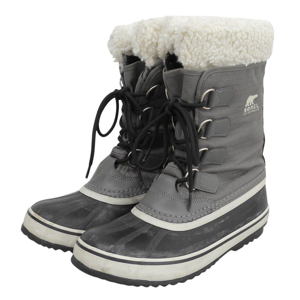 SOREL ソレル Winter Carnival ボア スノーブーツ レディース グレー/ブラック 25cm 1308911035 シューズ