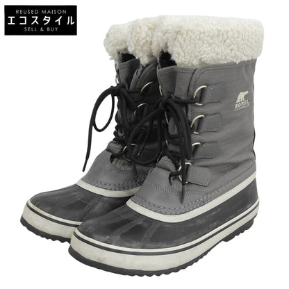SOREL ソレル Winter Carnival ボア スノーブーツ レディース グレー/ブラック 25cm 1308911035 シューズ